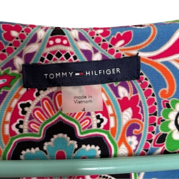 Tommy Hilfiger Colorful Paisley Print Shift Dress size 4 - Picture 5 of 7